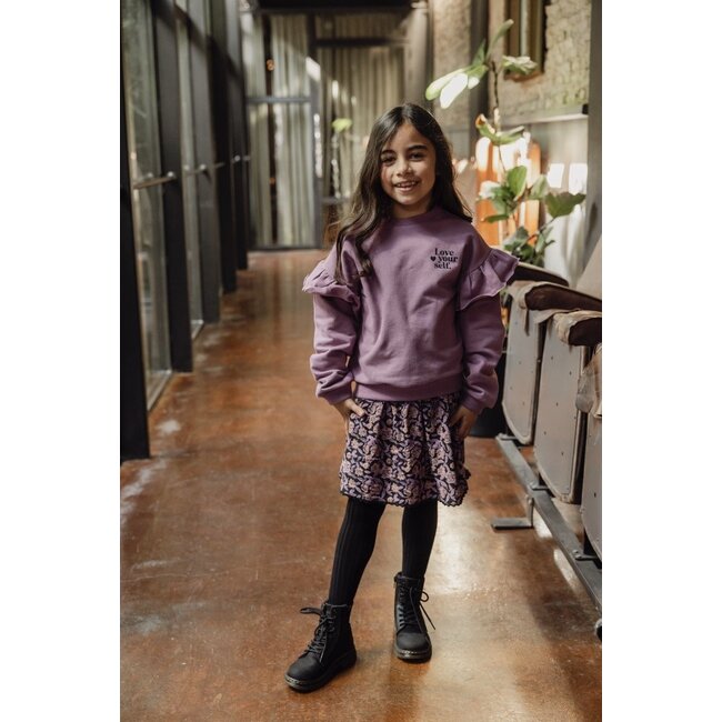 LOOXS Little Meisjes rok print - Herfst bloemen