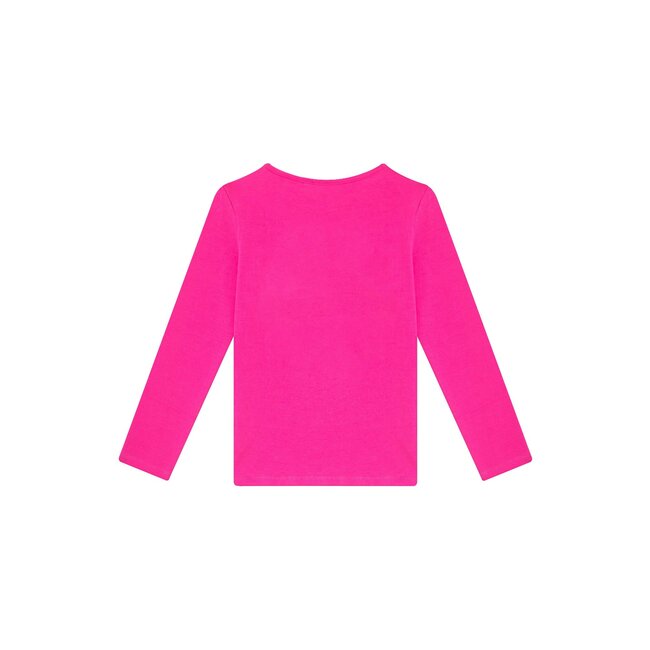 Someone Meisjes t-shirt LS - Donker roze