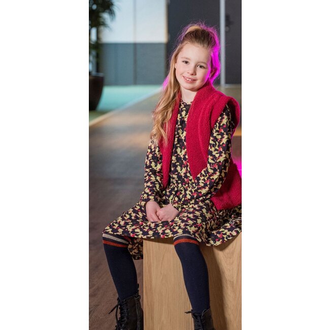 B.Nosy Meisjes gilet teddy - Georgie - Ruby roze