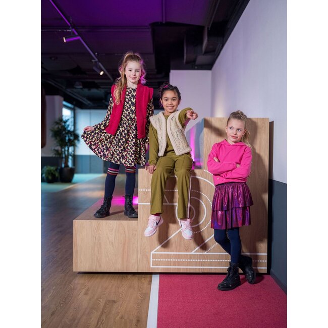 B.Nosy Meisjes gilet teddy - Georgie - Ruby roze