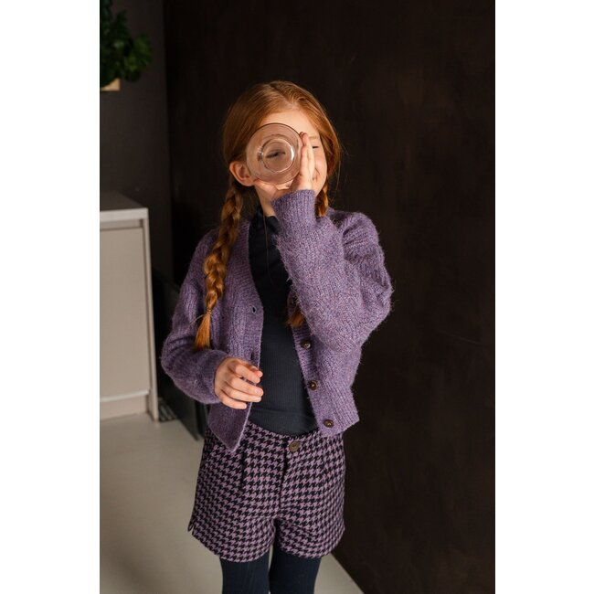 Like Flo Meisjes short satin lining - Febe - PDP lavendel