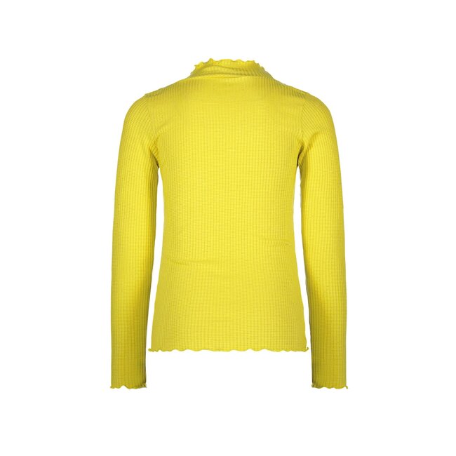 Like Flo Meisjes basic col shirt - Eef - Lemon geel