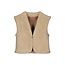 Like Flo Meisjes reversibel gilet teddy - Dewi - Cognac