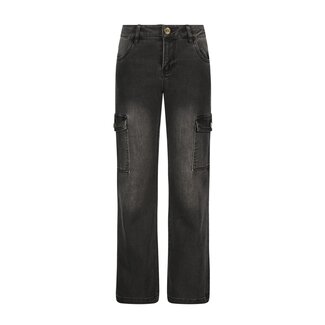 Like Flo Meisjes jeans broek - Fienne - Zwart