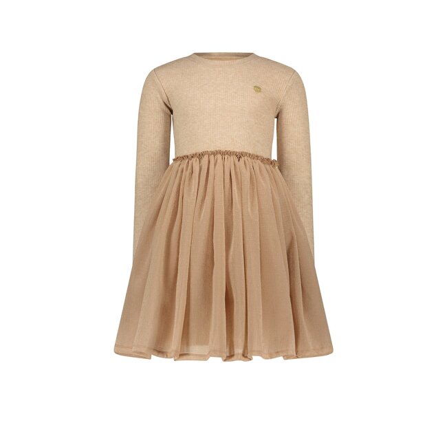 Le Chic Meisjes jurk zacht gebreid tule Smart Cute Cortado HappyBee