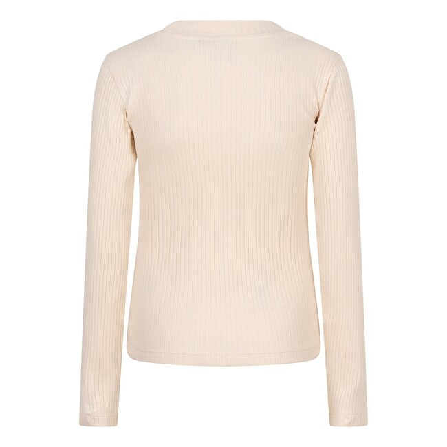 Indian Blue Jeans Meisjes t-shirt ls open schouder - Zand