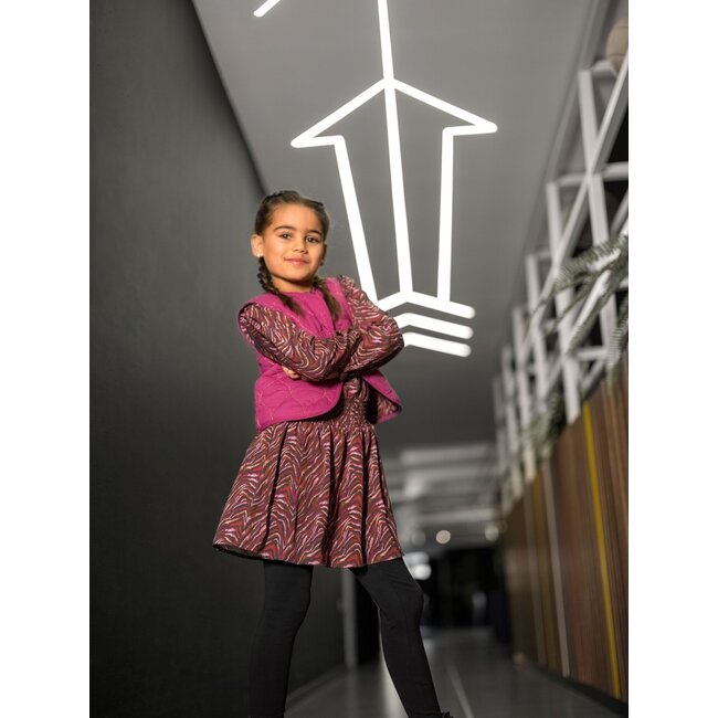 B.Nosy Meisjes gilet - Ginny - Gleeful AOP