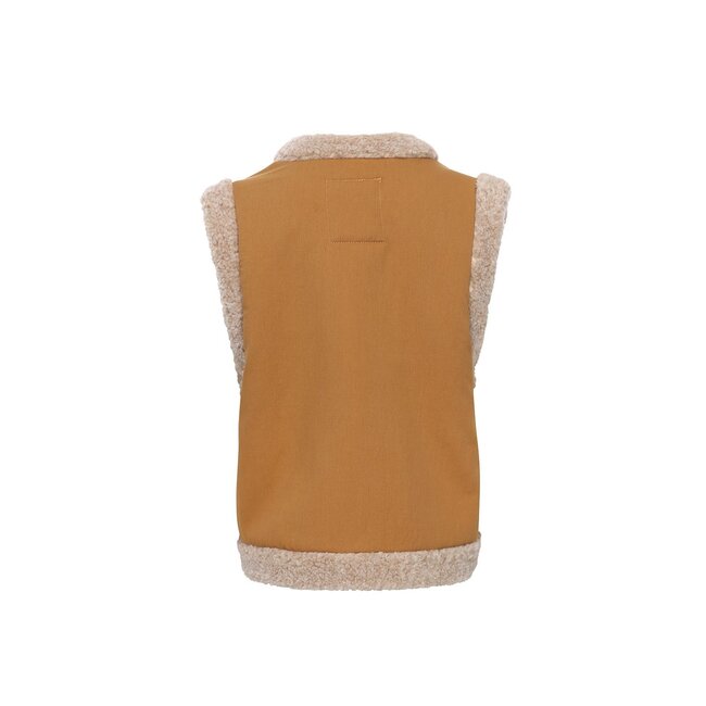 LOOXS Little Meisjes gilet boho - Oker geel