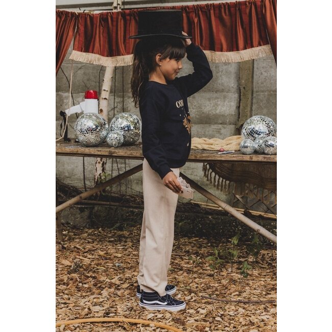 LOOXS Little Meisjes broek wideleg corduroy - Latte