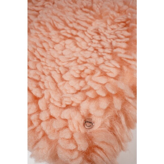 NoNo Meisjes reversibel gilet fluffy fur - Katya - Pale Blush