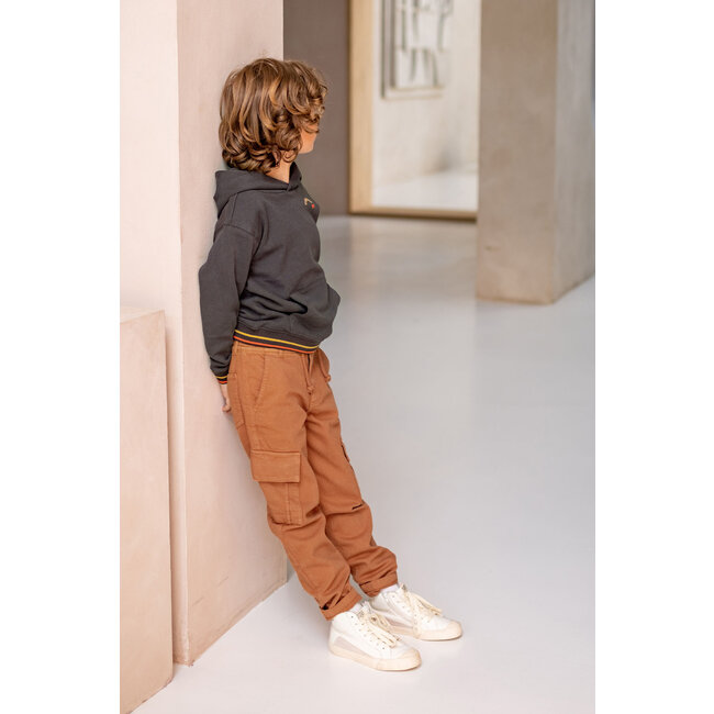 Like Flo Jongens cargo broek twill - Terra