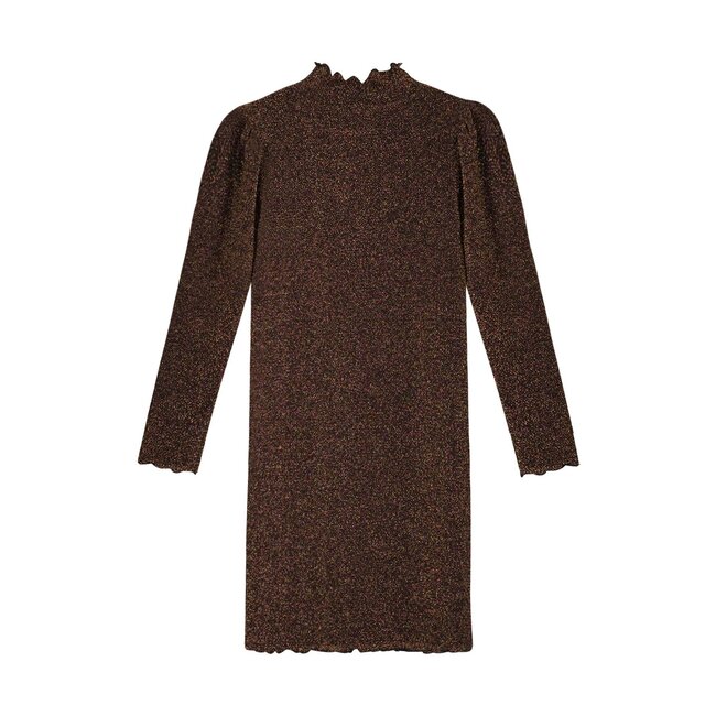 Like Flo Meisjes jurk lurex glitter - Moni - Multi