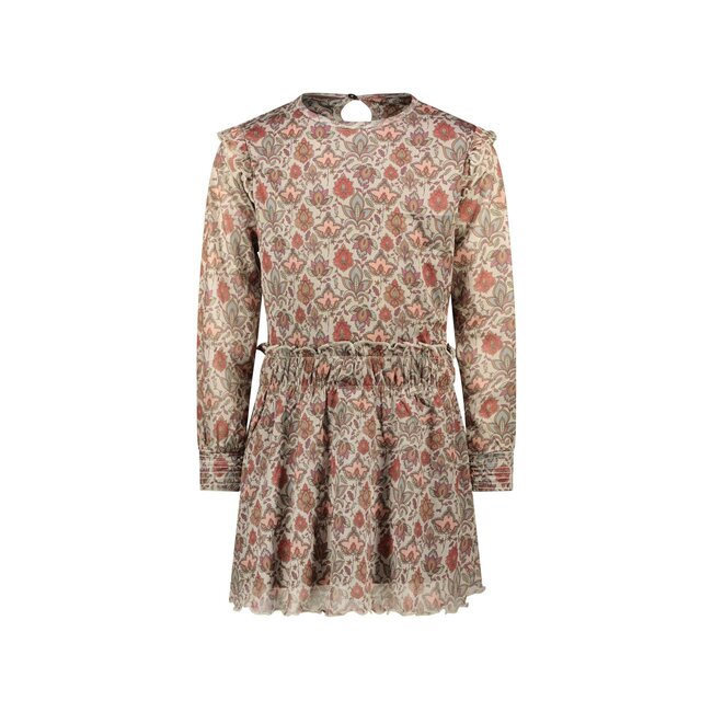 MAYCE Meisjes jurk mesh - Paisley