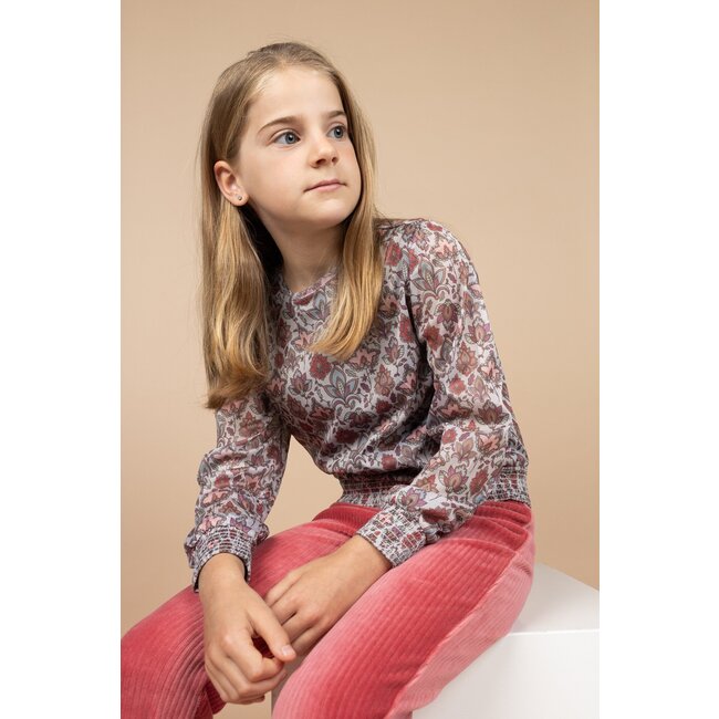 MAYCE Meisjes top mesh - Paisley