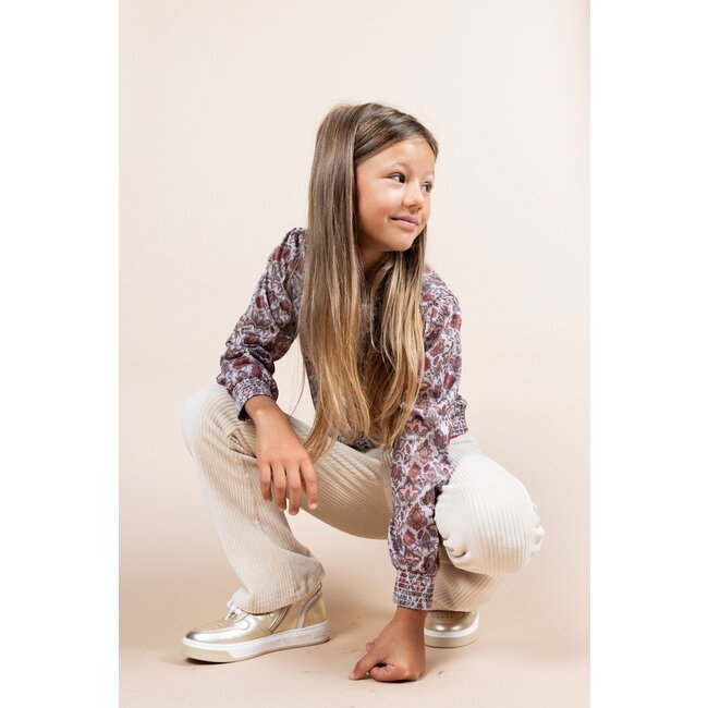 MAYCE Meisjes top mesh - Paisley