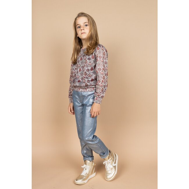 MAYCE Meisjes top mesh - Paisley