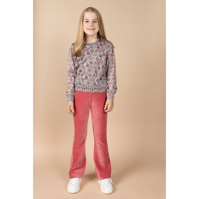 MAYCE Meisjes top mesh - Paisley