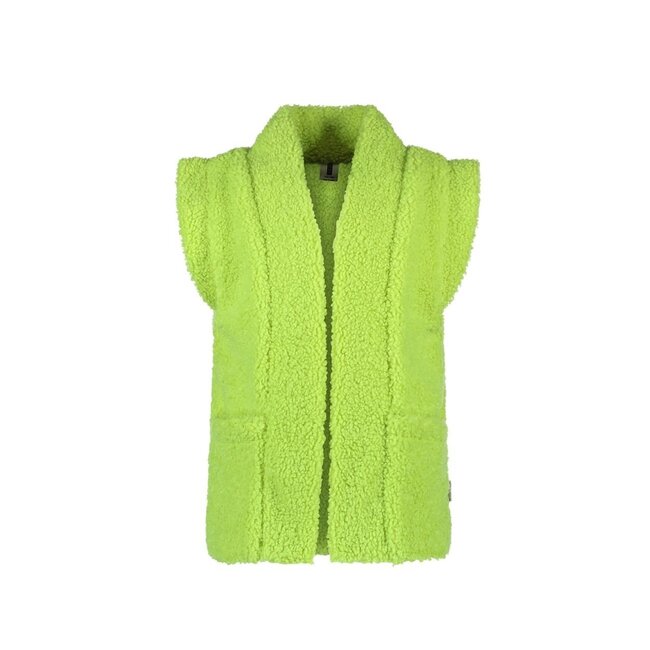 B.Nosy Meisjes gilet teddy - Georgie - Sharp groen