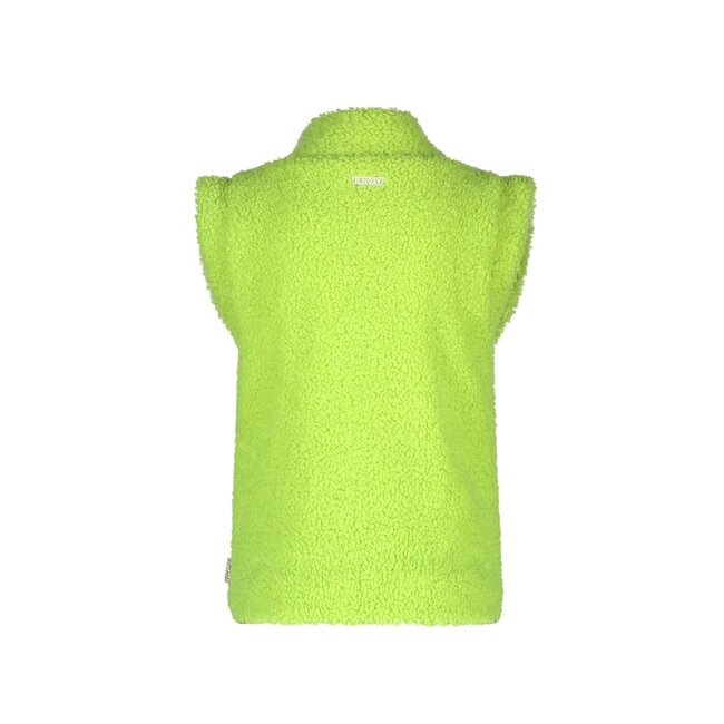 B.Nosy Meisjes gilet teddy - Georgie - Sharp groen