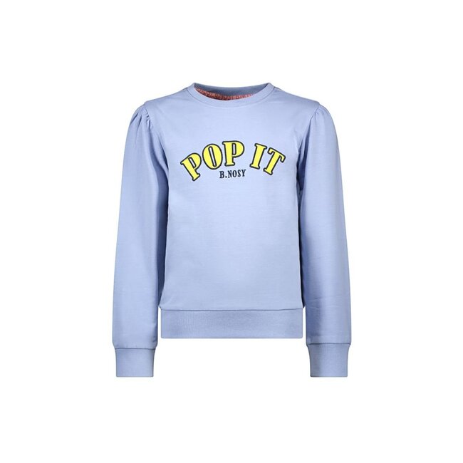 B.Nosy Meisjes sweater - Sophie - Lustre blauw