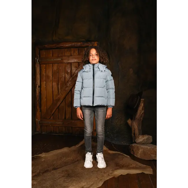 Malelions Winterjas puffer - Ice blauw