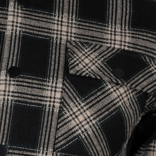 Rellix Jongens shirt ls geruit - Zwart