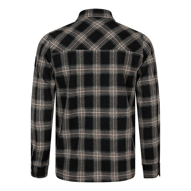 Rellix Jongens shirt ls geruit - Zwart