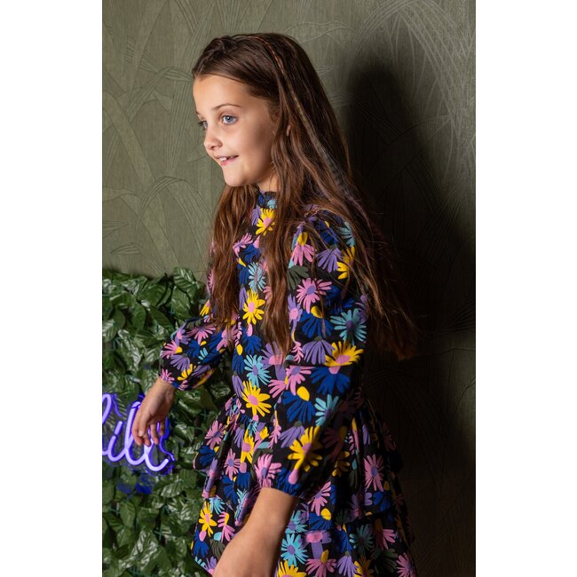 O'Chill Meisjes jurk - Silvie - Zwart