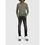 Ballin Trui gebreid regular fit - Donker army groen