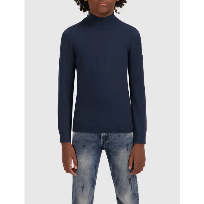 Ballin Trui gebreid regular fit - Navy blauw