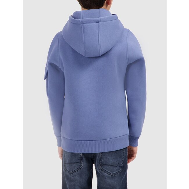 Ballin Hoodie slim fit - Blauw grijs