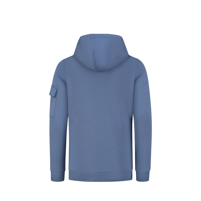 Ballin Hoodie slim fit - Blauw grijs