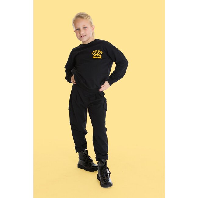 O'Chill Meisjes cargo broek - Orly - Zwart