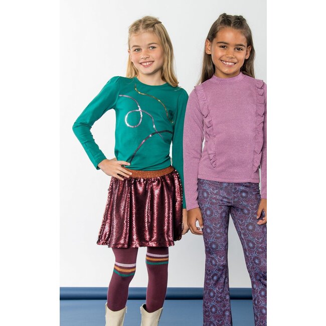 B.Nosy Meisjes rok pailletten - Rhodee - Grape Wine