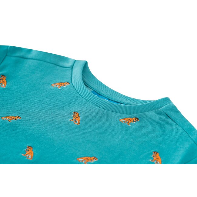 Someone Jongens sweater - Petrol blauw