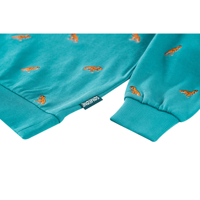 Someone Jongens sweater - Petrol blauw