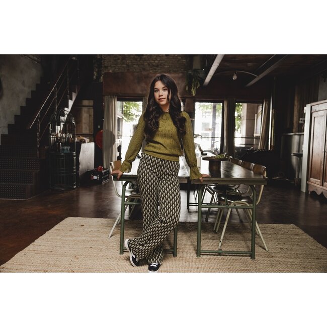 LOOXS 10sixteen Meisjes broek - Emerald groen