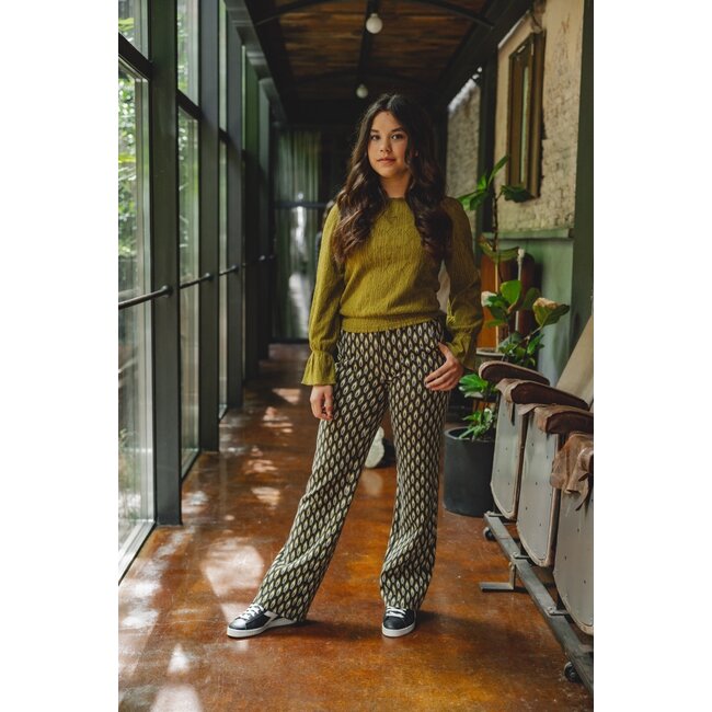 LOOXS 10sixteen Meisjes broek - Emerald groen