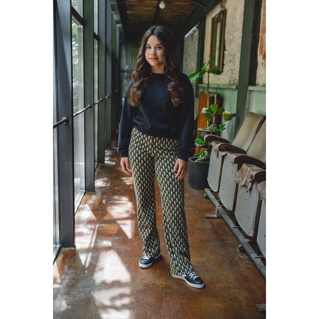 LOOXS 10sixteen Meisjes broek - Emerald groen