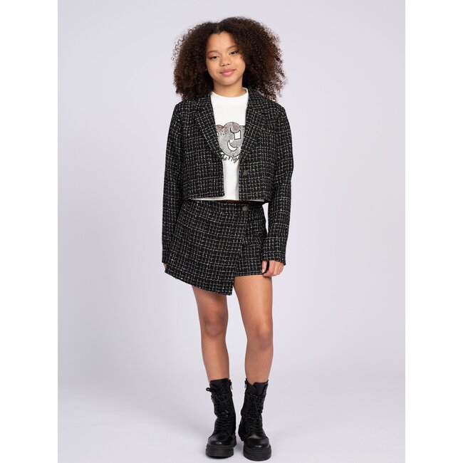 Nik&Nik Meisjes skort - Tasmin - Zwart