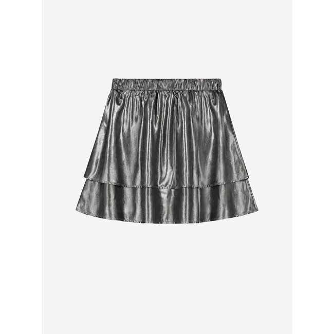 Nik&Nik Meisjes rok - Thirza - Donker zilver