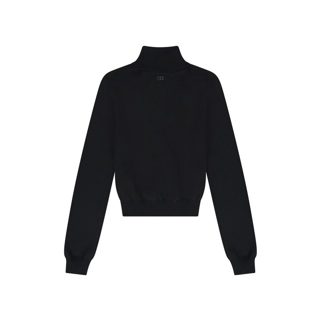 Nik&Nik Meisjes trui - Ossi - Zwart