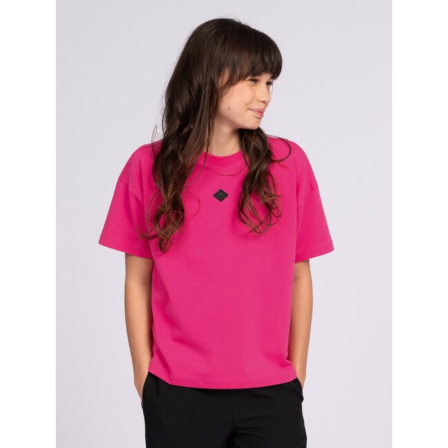 Nik&Nik Meisjes t-shirt - Jetset - Feral Fuchsia