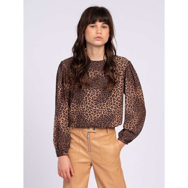 Nik&Nik Meisjes blouse - Neo - Mountain Lion