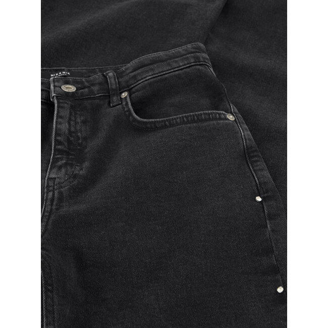 Nik&Nik Meisjes jeans broek - Florina - Washed grijs