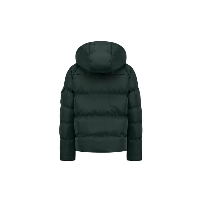 Malelions Winterjas Patch Puffer - Army groen