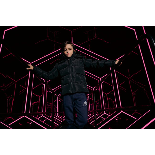 Malelions Winterjas Patch Puffer - Zwart