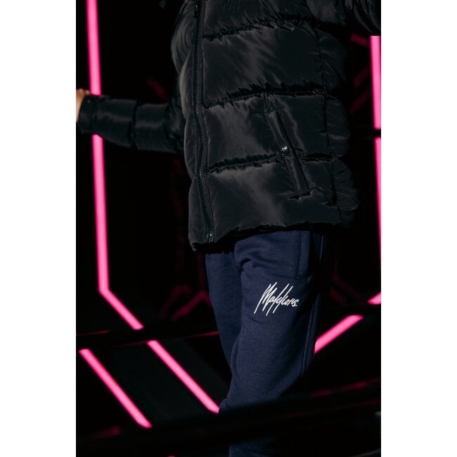 Malelions Winterjas Patch Puffer - Zwart
