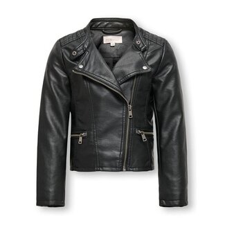 Kids ONLY Zomer biker jasje meisjes zwart - Kogfreya