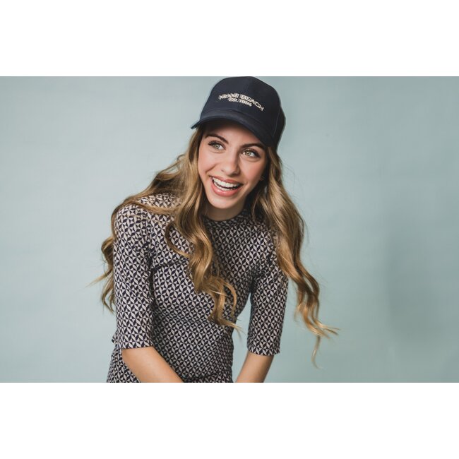 LOOXS 10sixteen Zomer top meisjes jaquard - Geomatric paars/grijs